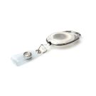 Carabineer Card Reel wth Strap Clip - Pack 50 / weiß transparent Carabineer Card Reel wth Strap Clip - Pack 50 / weiß transparent