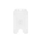 BioBadge Open Faced Holders, Portrait - Pack of 100 / transparent BioBadge Open Faced Holders, Portrait - Pack of 100 / transparent