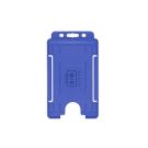 BioBadge Open Faced Holders, Portrait - Pack of 100 / blau BioBadge Open Faced Holders, Portrait - Pack of 100 / blau