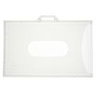 Kartenhalter transparent geschlossen - horizontal (100 Stk.) Kartenhalter transparent geschlossen - horizontal (100 Stk.)