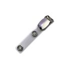 Kartenclip Vinyl klar Metallknopf (100 Stk) Kartenclip Vinyl klar Metallknopf (100 Stk)