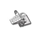 Alligatorclip selbstklebend mit Anstecknadel drehbar Alligatorclip selbstklebend mit Anstecknadel drehbar