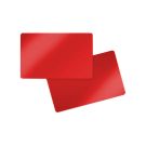 PVC Karte beidseitig Rot 86 x 54 x 0,76 mm (500 Stück) PVC Karte beidseitig Rot 86 x 54 x 0,76 mm (500 Stück)