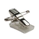 Metall Krokoclip mit Anstecknadel und selbstklebendem Pad 23x14mm (100 Stk.) Metall Krokoclip mit Anstecknadel und selbstklebendem Pad 23x14mm (100 Stk.)