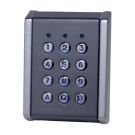 XPR SA/AP Tastaturleser - 2 Relais - 99 Codes - Polycarbonattastatur - Aluminium Grau/Chrom