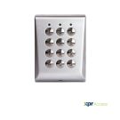 XPR NW/AP Vandalensicherer Tastaturleser mit Alumiumgehäuse (Metall, Wiegand)
