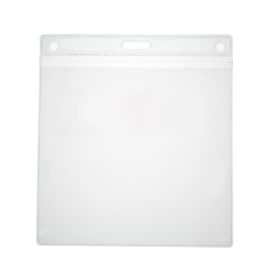 Vinyl-Besucherkartenhalter 110 x 105 mm Querformat - 100 Stück