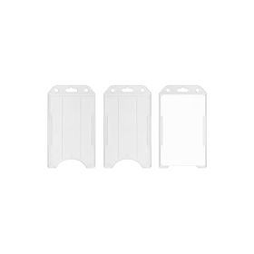 Kartenhalter vertikal offen frosted