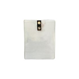 Kartenhalter horizontal Vinyl 99 x 81 mm mit Krokodil Clip