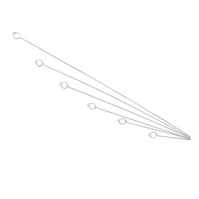 Preisschildhalter zum Stecken aus Edelstahl 10 cm (1)