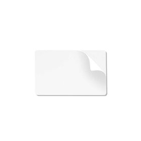 Entrust StickyCard, blanko weiß mit klebender Rückseite (100 Stück)